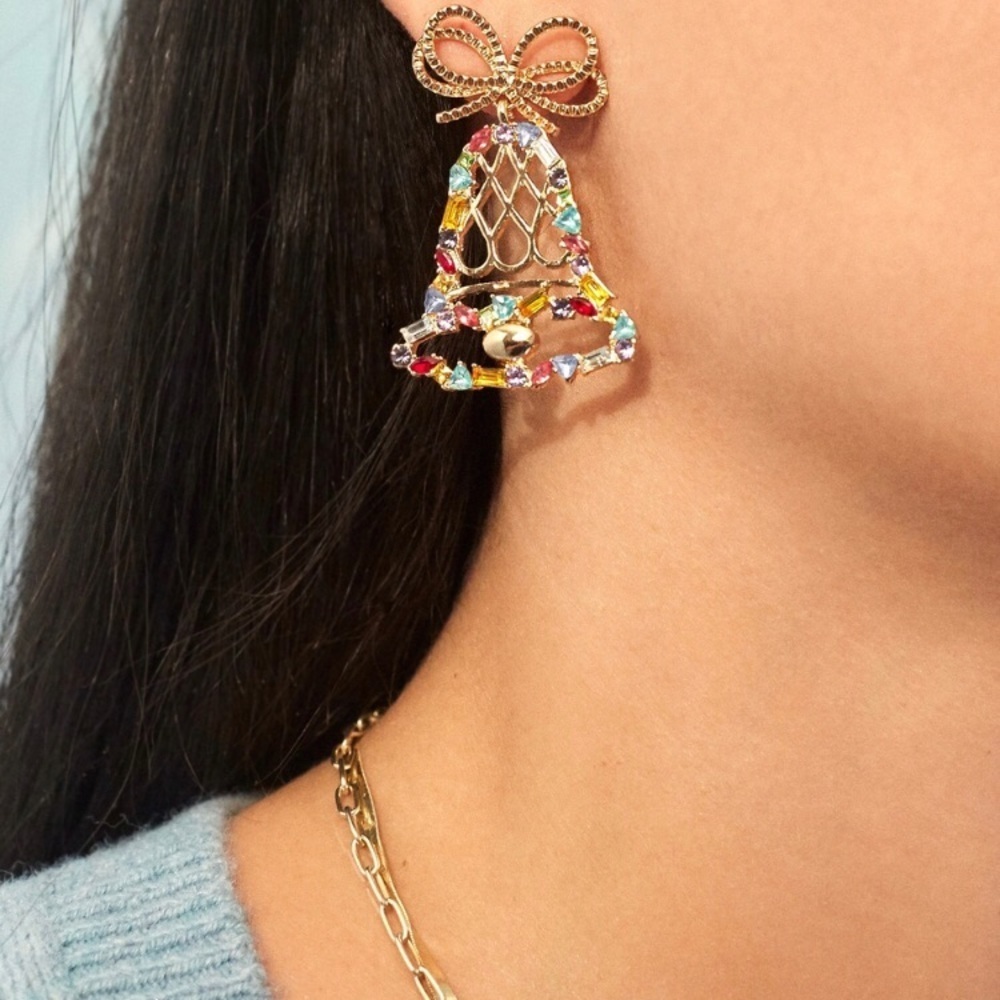 Bell bow Drop Earrings